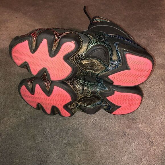 ADIDAS KOBE BRYANT CRAZY 8 BLACK RAINBOW BASKETBALL SHOES MENS SIZE 11.5 main image 5